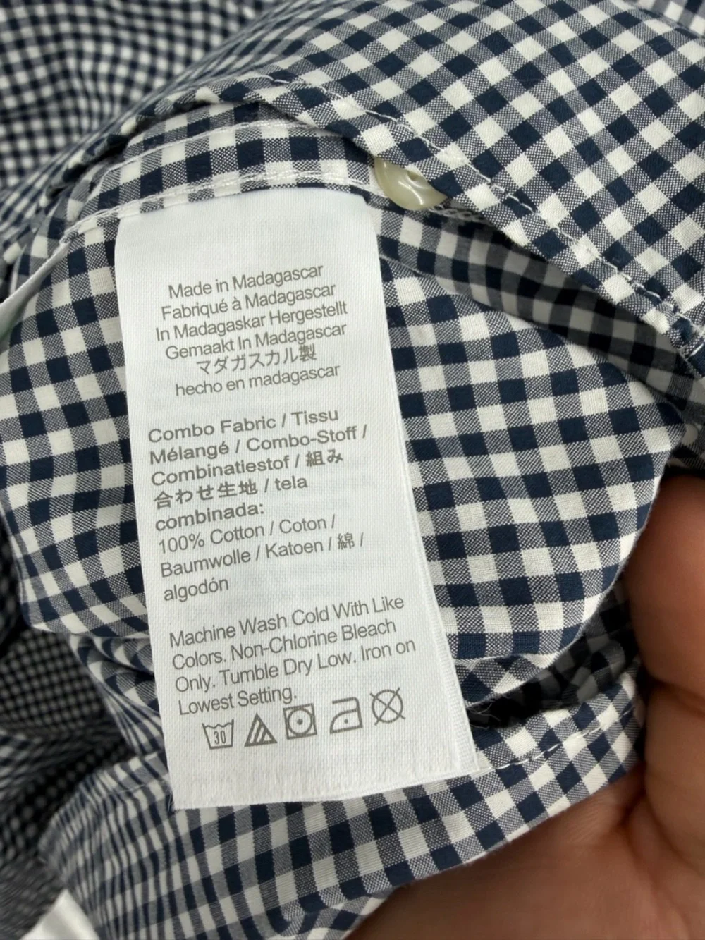 J.Crew Men's Secret Wash Cotton Poplin Shirt Sz L BJ745 slim‎ 100’s 2 ply yarns